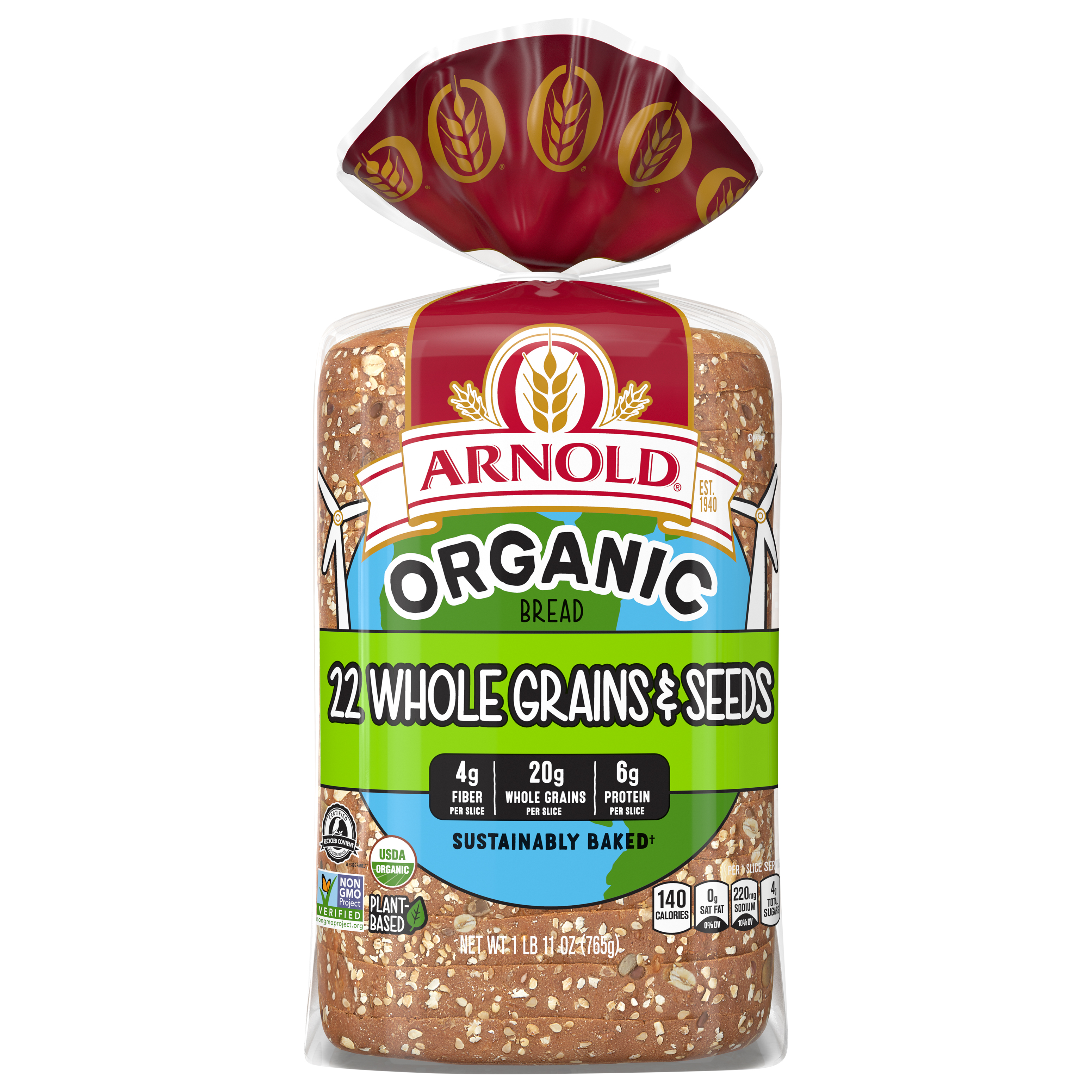 Arnold® Premium Breads | 22 Grains & Seeds